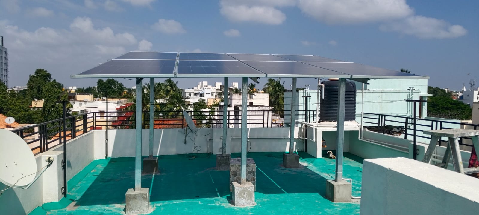 4kW Residential solar installation in West Mambalam 2024